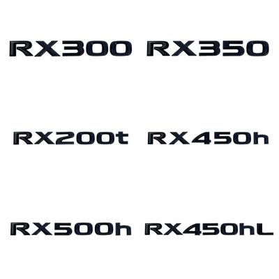 Suitable for RX300, RX350, RX350h, RX450h, RX450hl, RX500h, RX200t Tail Emblem Decorative Metal Letter Stickers