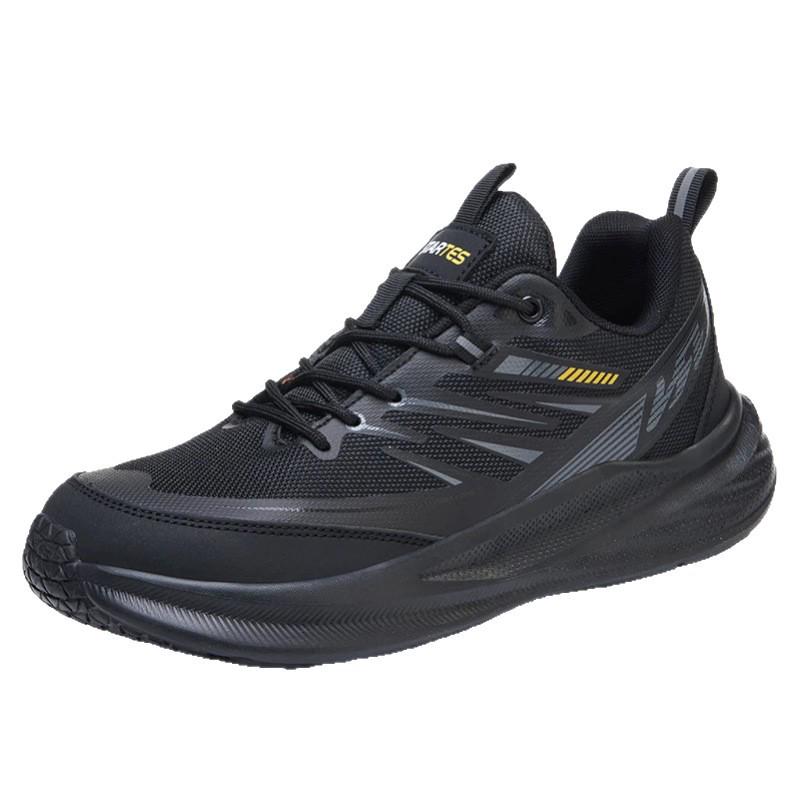 Men's Summer Breathable Safety Shoes with Widened Steel Toe, Anti-smash and Anti-puncture Construction.