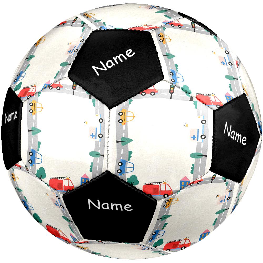 Custom Name Cute Cars Theme Size 5 Soccer Ball, Suitable for Both Indoor and Outdoor Matches, a Gift Suitable for Everyone.