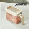Plastic Pop-Top Seasoning Box 600ML Salt Storage Container Multi-functional Spice Jars  Kitchen