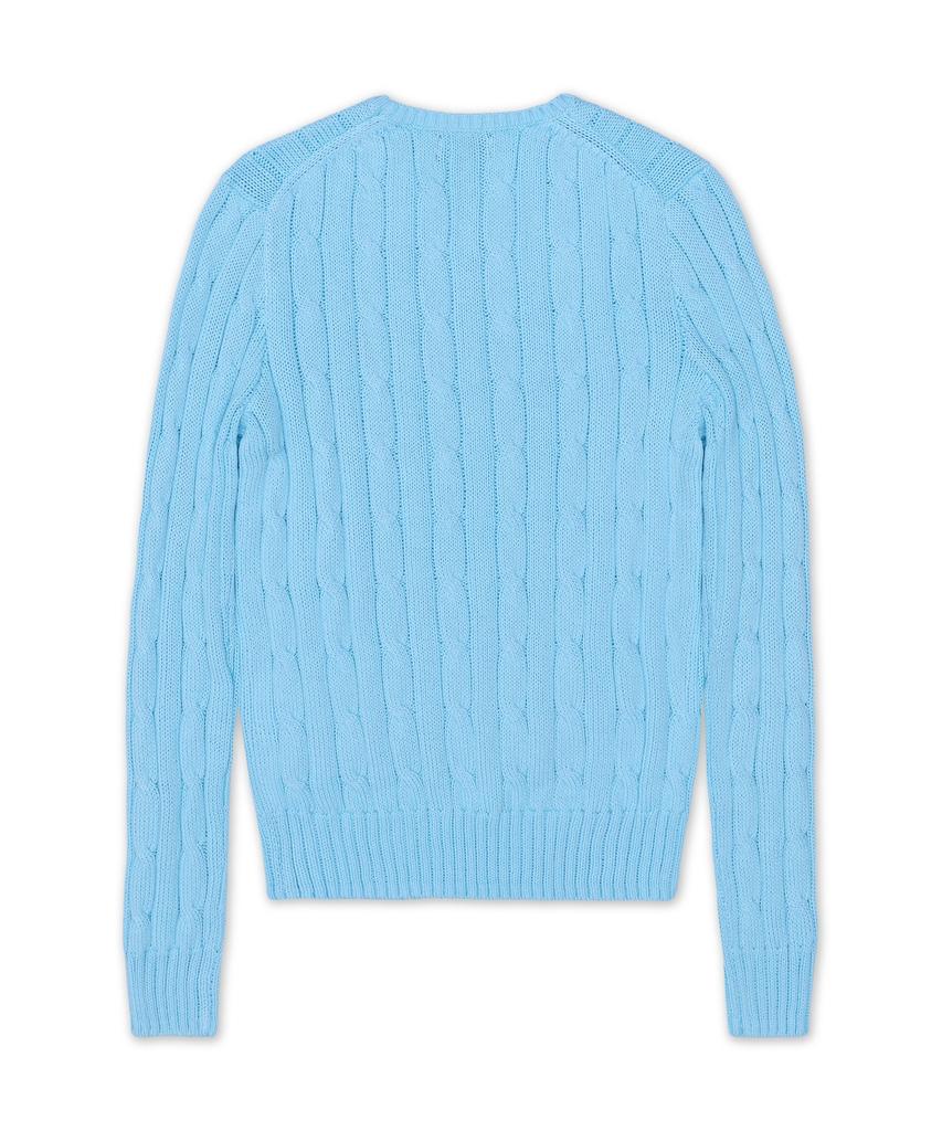 POLO RALPH LAUREN Cable Knit Cotton Crew Neck Sweater
