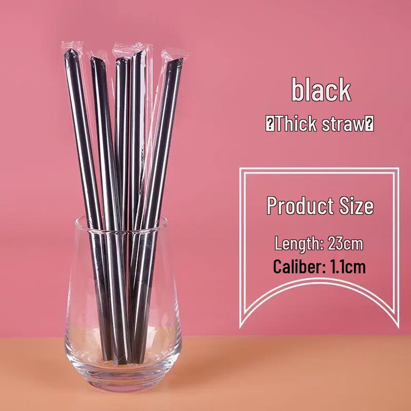 Disposable Individually Wrapped Thick Plastic Straws