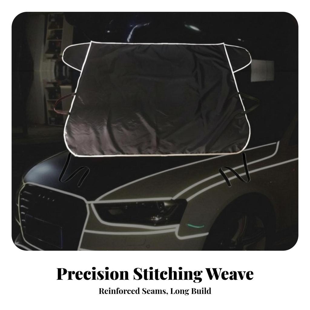 Front Windshield Protector Snowproof Snow Cover Windproof for Drivers