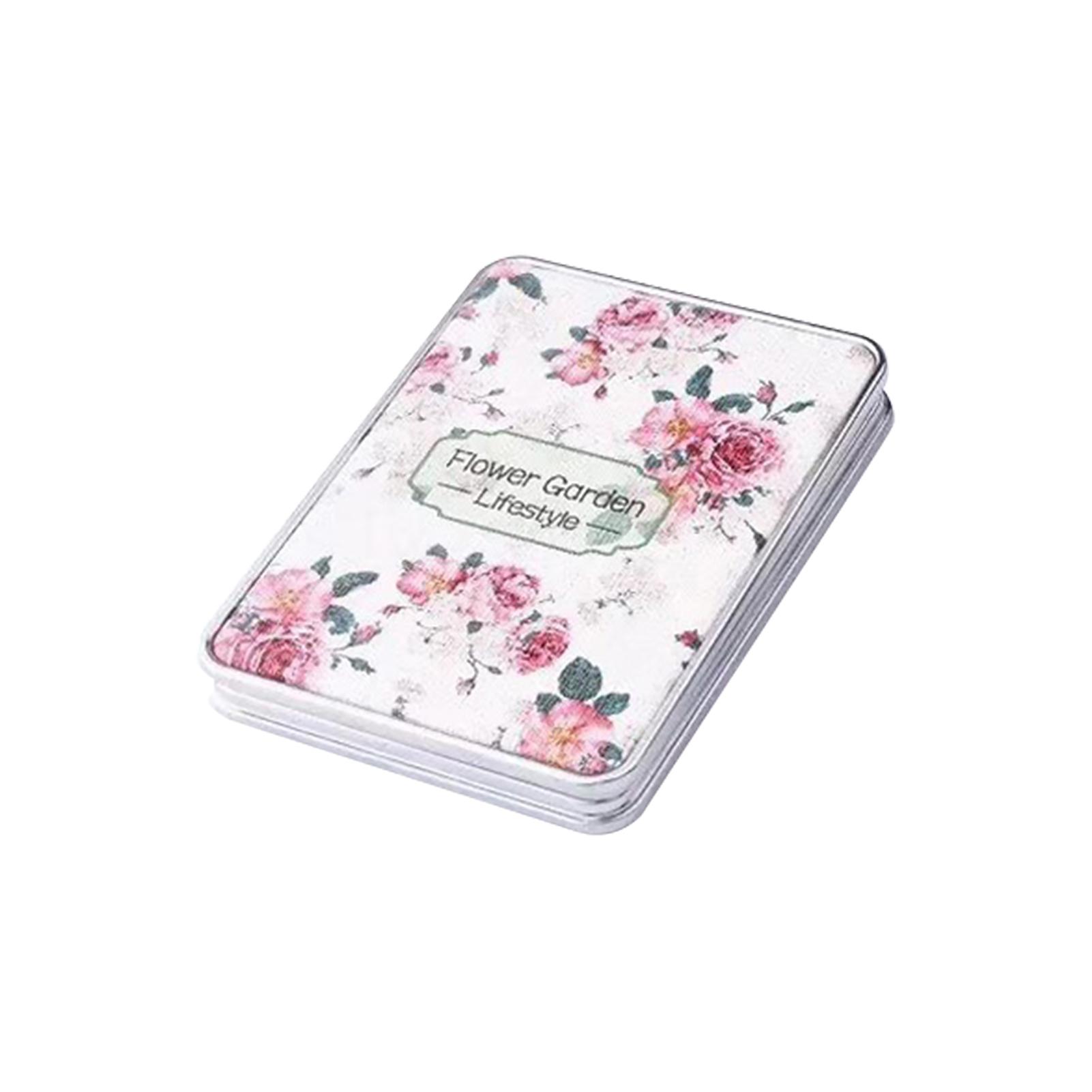 

Складная двухсторонняя портативная зеркальная лупа из искусственной кожи Аляски с цветочным принтом 2 разноцветный