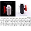 1PC 20/25/32/40/50/63mm UPVC Ball Valves Garden Irrigation Fittings Water Pipe Connector Aquarium Adapter Superior Quality Valve