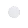 Lot de 2 dessous de verre ronds en silicone antidérapants en dentelle