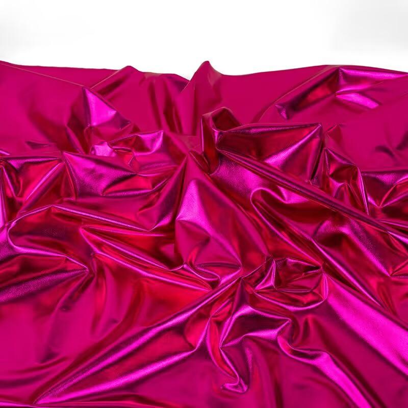 150x50cm/Stück Spandex glänzender Stoff Heißprägestoff Hochzeitsdekoration Bühnenauftritt Kleiderstoff DIY-Material