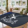 Crystal Palace Football Design Crystal Velvet Rug Soft Decorative Mat for Bedroom Entrance