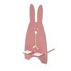 Original DIY Wooden Mobile Phone Stand Lovely Rabbit Cell Phone Holder