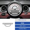 Carbon Fiber Center Speed Radio Control Trim Cover For MINI Cooper R55 R56 R57