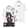 Roselia Anime Tee 2025 New BanG Dream Girl Band All Role Playing 3D Print T-shirt Summer Men Women Harajuku Short Sleeve Y2k Top