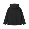 FILA Milano Series Simple Fashion Trend Classic Sports Casual Versatile Comfortable Loose Hooded Woven Jacket Men jackets Black F11M615708FBK