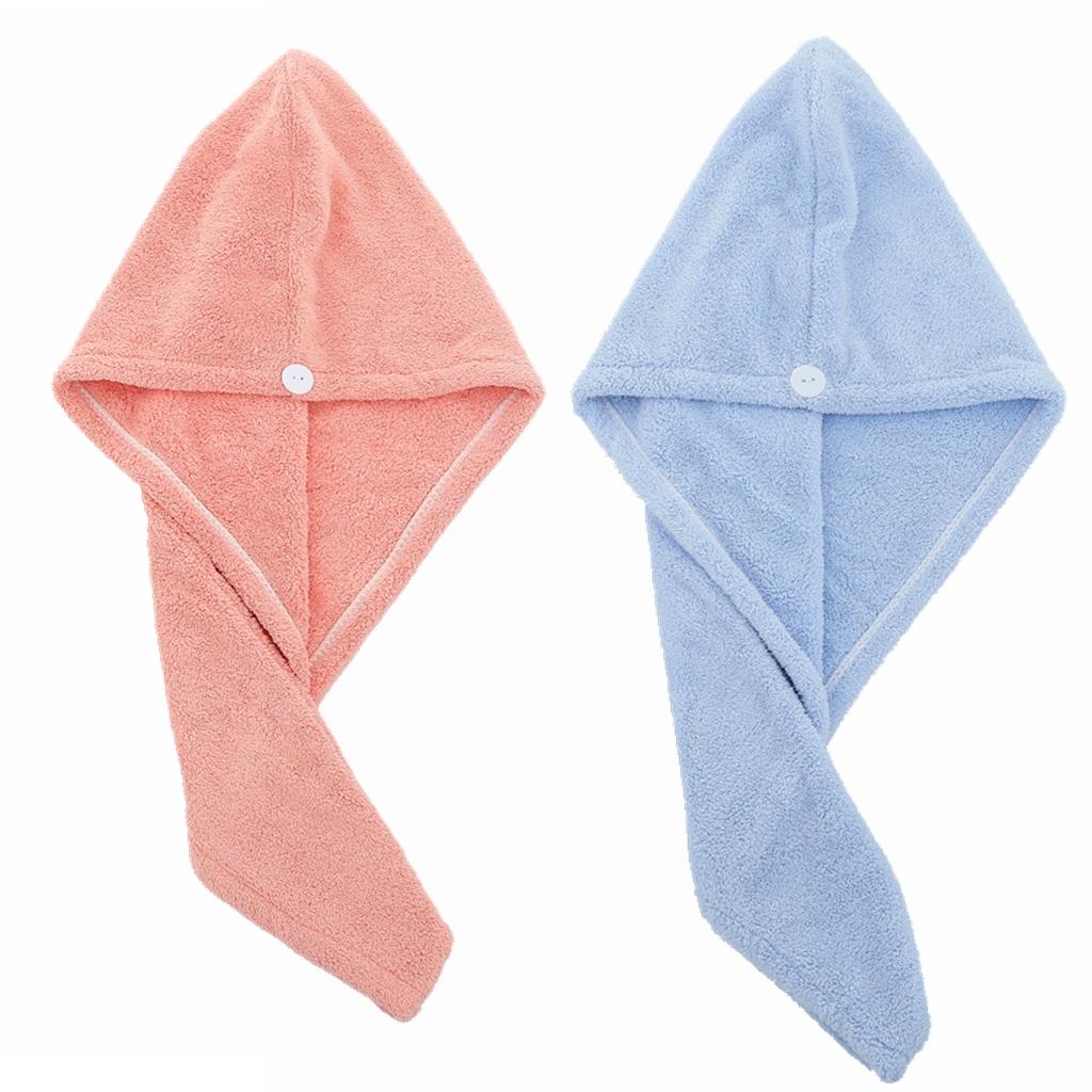 Drying Hair Towel Dry Hair Cap Microfiber Hair Drying Wrap Strong Water Absorbent Triangle Shower Hat Wiping Hair Towel Tool