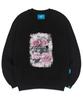 Ellamo Fleece-Lined Medium Pink Rose Sweatshirt Unisex Plus Sizes S~4Xl (Type B)