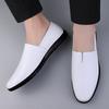 Men's Flat Shoes Comfortable Classic Style Work or Business Black and White Adult  Shoes Luxury and High Quality