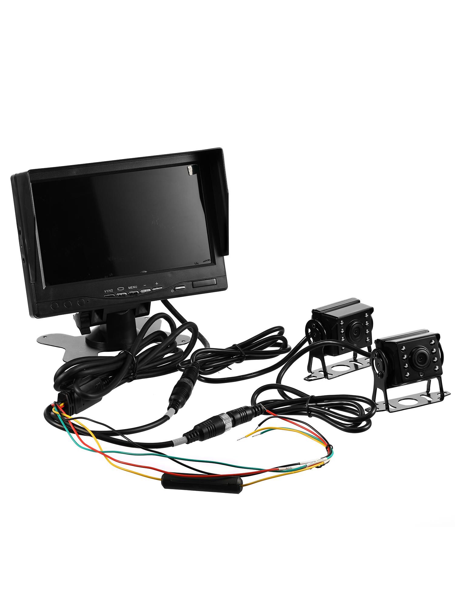 

7-дюймовый двухканальный дисплей для автомобиля с разрешением 1920*1080P.