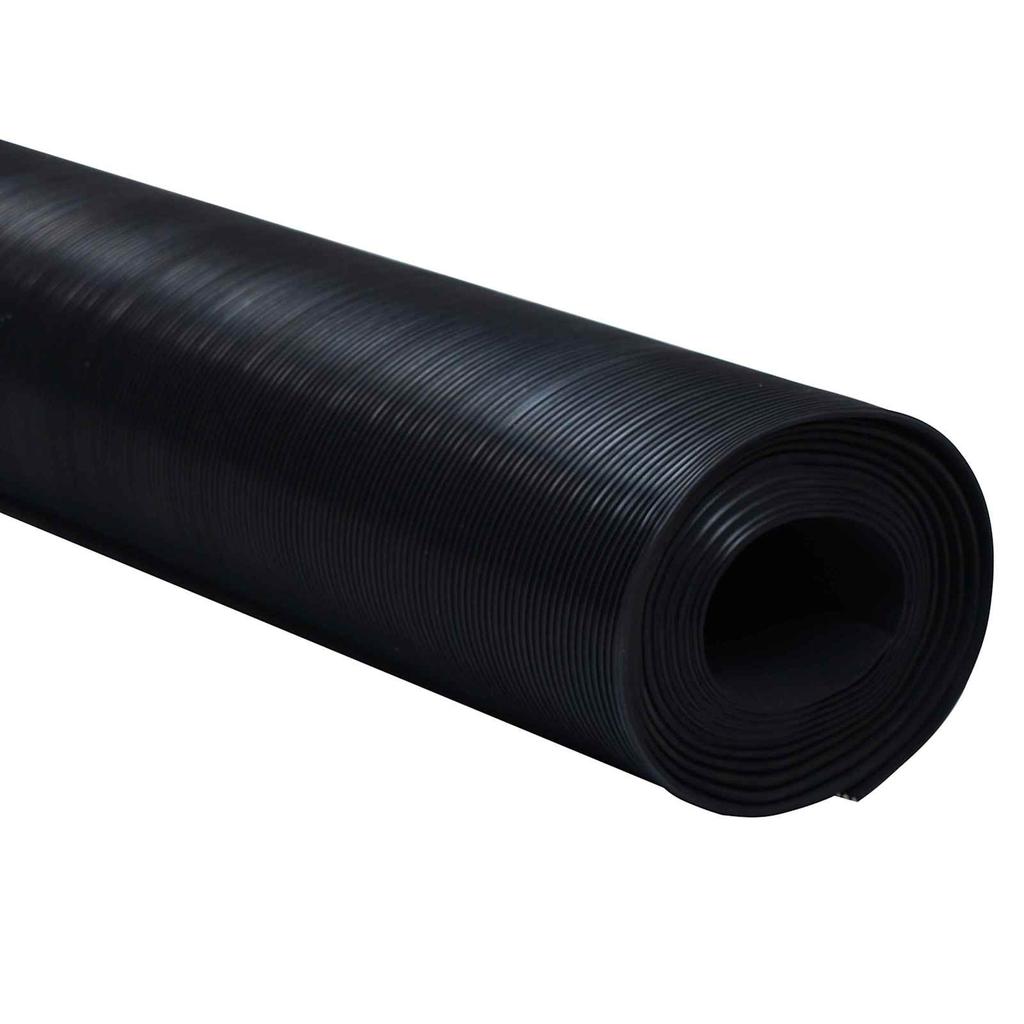 Floor Covering Black 1.5 x 4 m Rubber