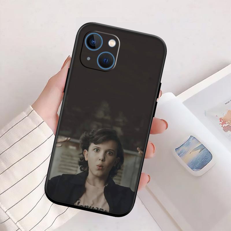 RP48 Millie Bobby Brown New High-End Shell Phone Case for Redmi Note 8 9 Pro Max 9S 9T 9C NFC 8T 8A 10A A4