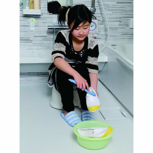 Azuma TK Shoe Brush Original 2-Color Set, 22cm Long, Pink and Blue, Angled Bristles for Deep Cleaning