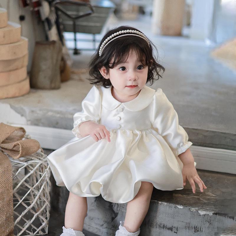 High-End Princess Birthday Dress - Puffy Cake Skirt for Girls