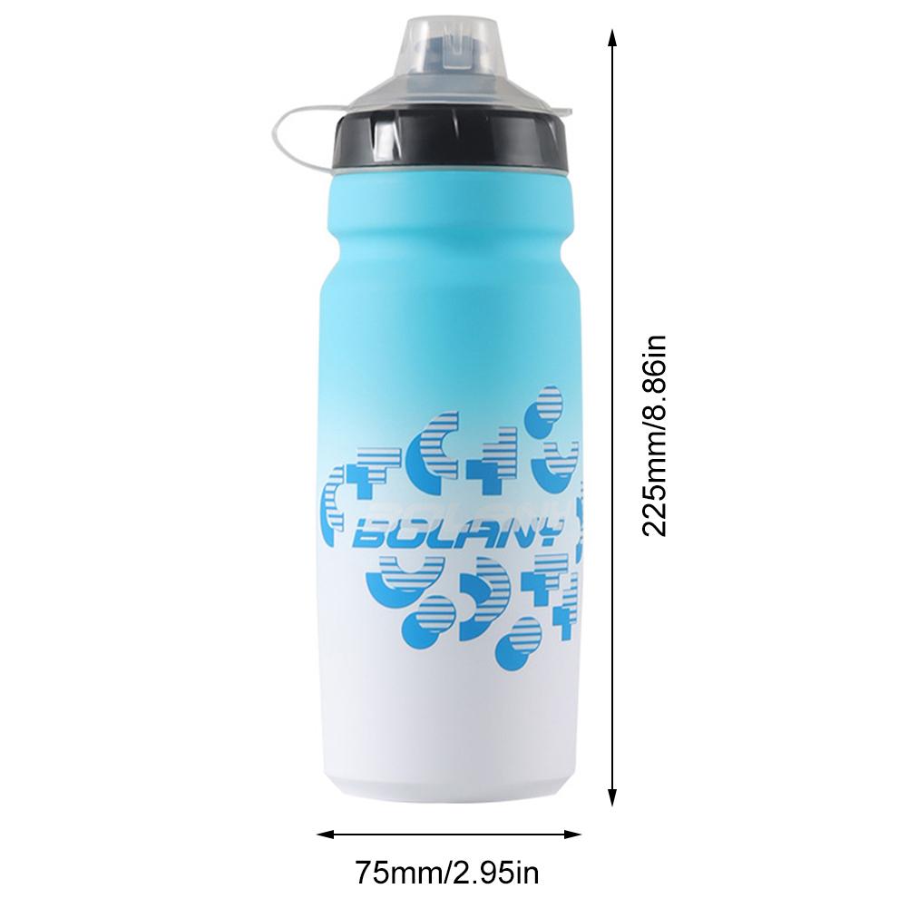 750ml Butelka na napoje rowerowe z szerokim otworem Butelka na wodę do wyciskania Czajnik do jazdy na rowerze na świeżym powietrzu Bez BPA Szczelna do biegania i jazdy na rowerze