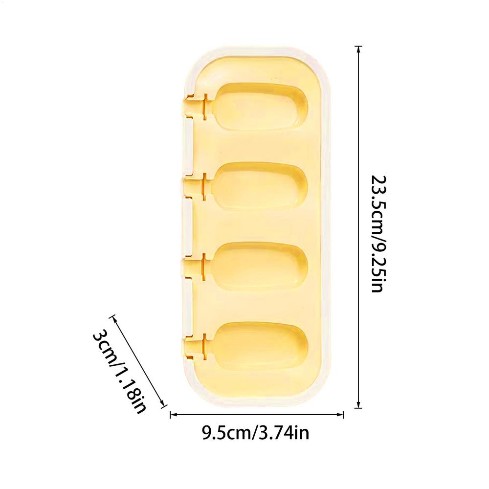 Ice Popsicle Molds Silicone Ice Popsicle Maker Easy Release Popsicle Mould Food Grade Ice Pop Molds For Pudding Smoothie Ice