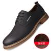 Men's shoes spring and autumn trendy shoes 2025 new Korean version British youth trend lace-up casual leather shoes men 2025