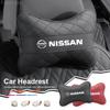 New Car Leather Car Headrest Lumbar Support Interior Accessories for Nissan Sylphy N7 Qashqai J11 S J10 Teana Note Navara Juke GTR