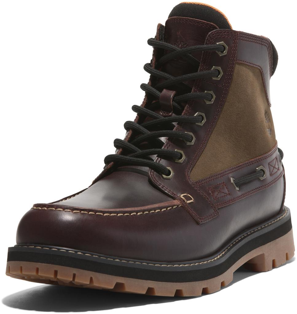 Ботинки Timberland Britton Road 7-Eye Moc Toe Boot burgundy full/grain