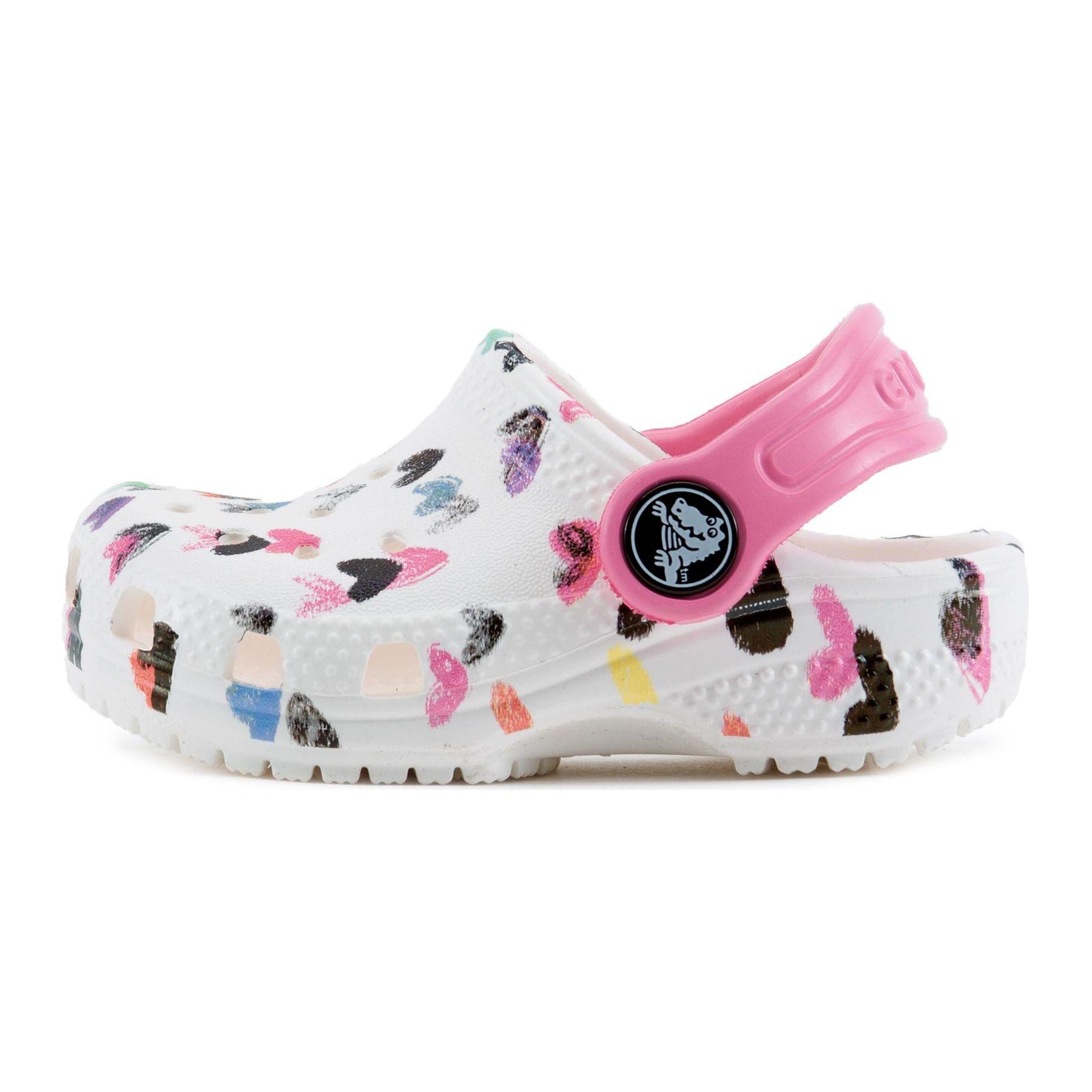 Crocs Classic Clog Trendy Anti-Kick Durable Kids Sandals Kids Sandals White 207000-100 25-26