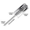Stainless Steel Hog Scraper Drill Attachment Fast Pig Cattle Hair Remover for Home Slaughter Livestock Processing Use