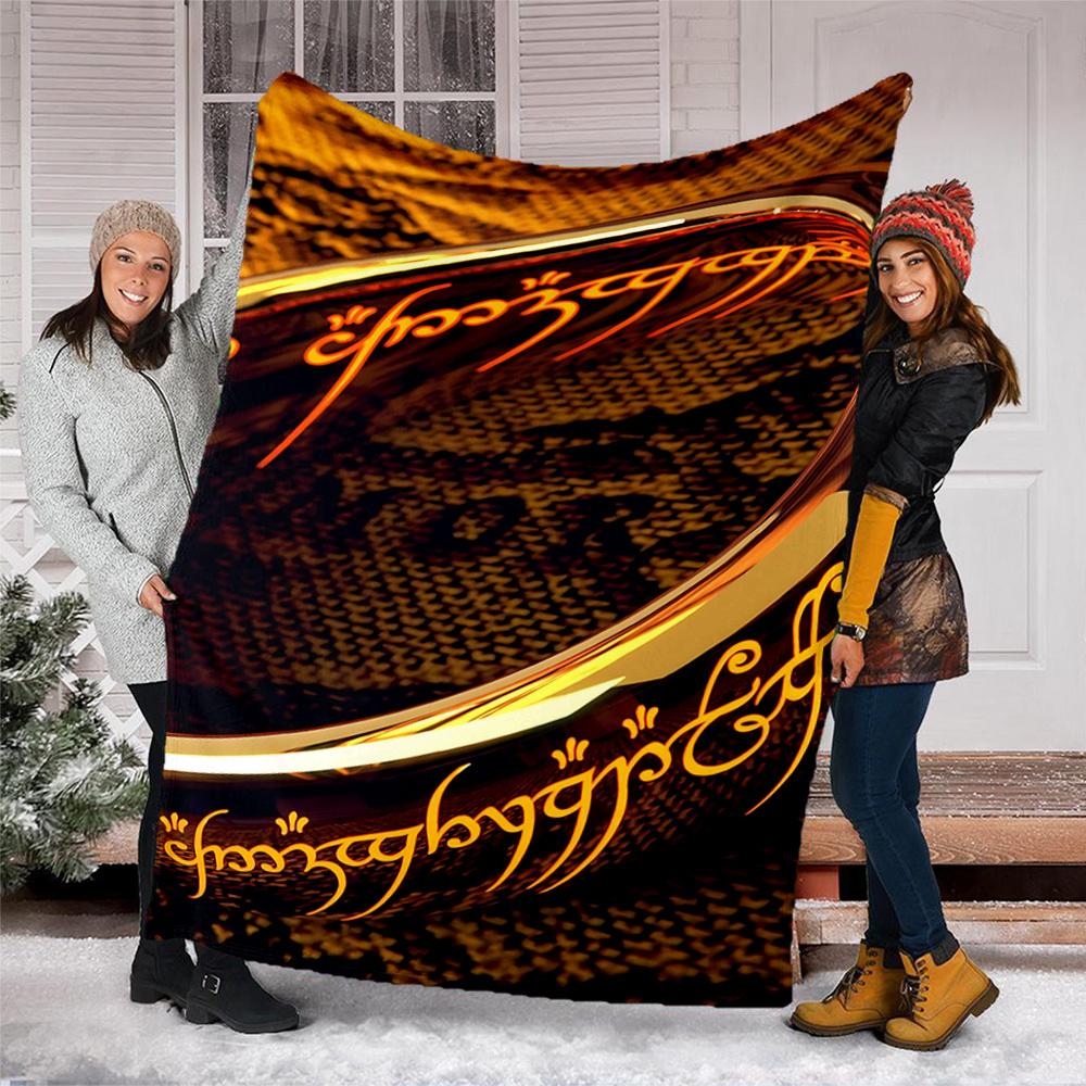 1 Stück Herr der Ringe Outdoor Flanell Überwurfdecke Weich, Leicht & Warm