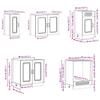 8 Piece Kitchen Cabinet Set Kalmar Concrete Grey Particleboard