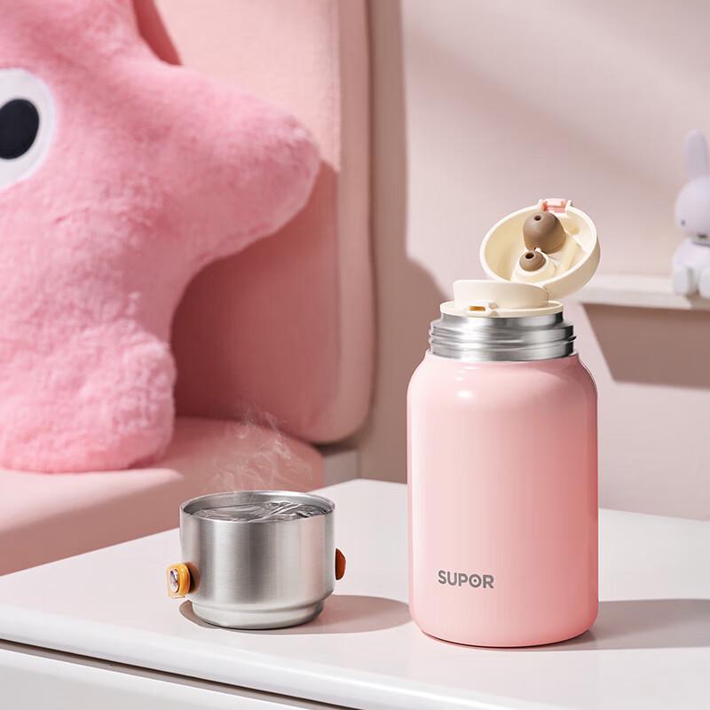 

SUPOR 316L Stainless Steel Insulated Straw Water Bottle