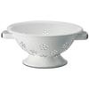 Colander, Enamel, Heat-Resistant, Strainer Bowl, Made In Japan, White, CD-23W, 23cm