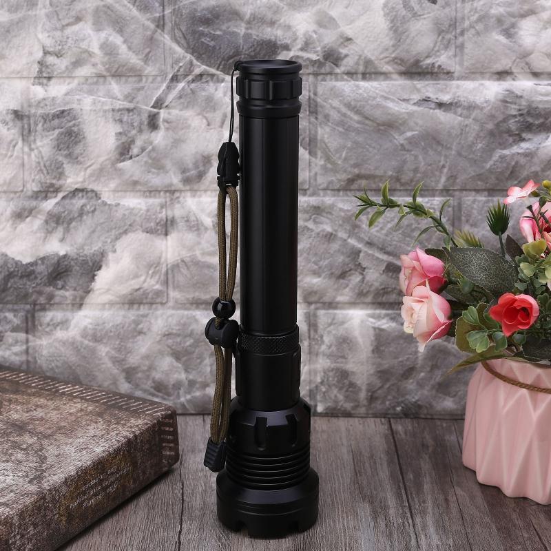 Super Bright Strong Lights Focusing LED Flashlight Outdoor Portable Built-in Rechargeable Battery Multi-function Lights