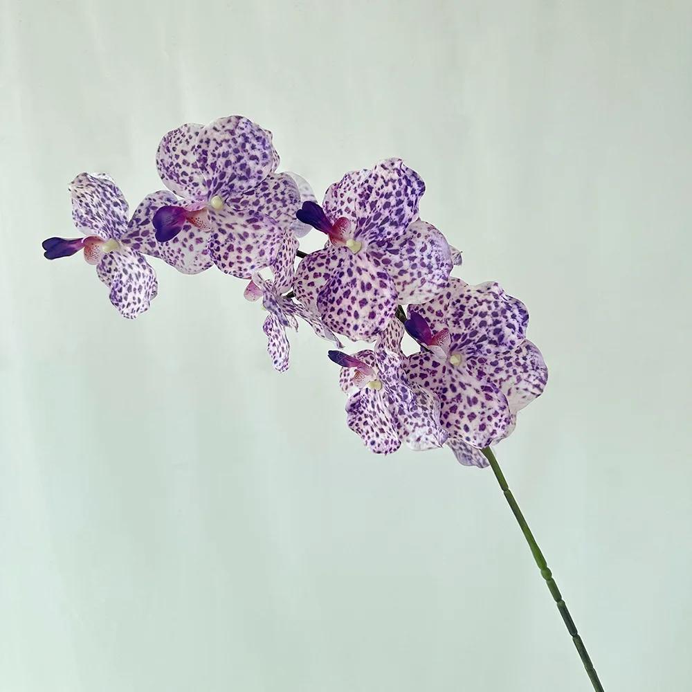 4Pcs Artificial 9Heads Phalaenopsis Silk Flower for Home Decoration Fake Flowers Butterfly Orchid Party Wedding Floral Ornaments