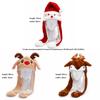 Windproof Santa Claus Hat Funny Reindeer Hat Creative Deer Hat  Christmas Party