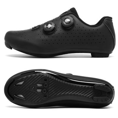 Bike Road Men Shoes MTB Bike Shoes Big Size Double Buckle Strap Lacing Unisex System Locked Lightweight Cycling Outdoor Shoes