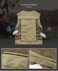 Men's Multi-Pocket Mesh Vest with Custom Logo & Embroidery for Fishing & Photography