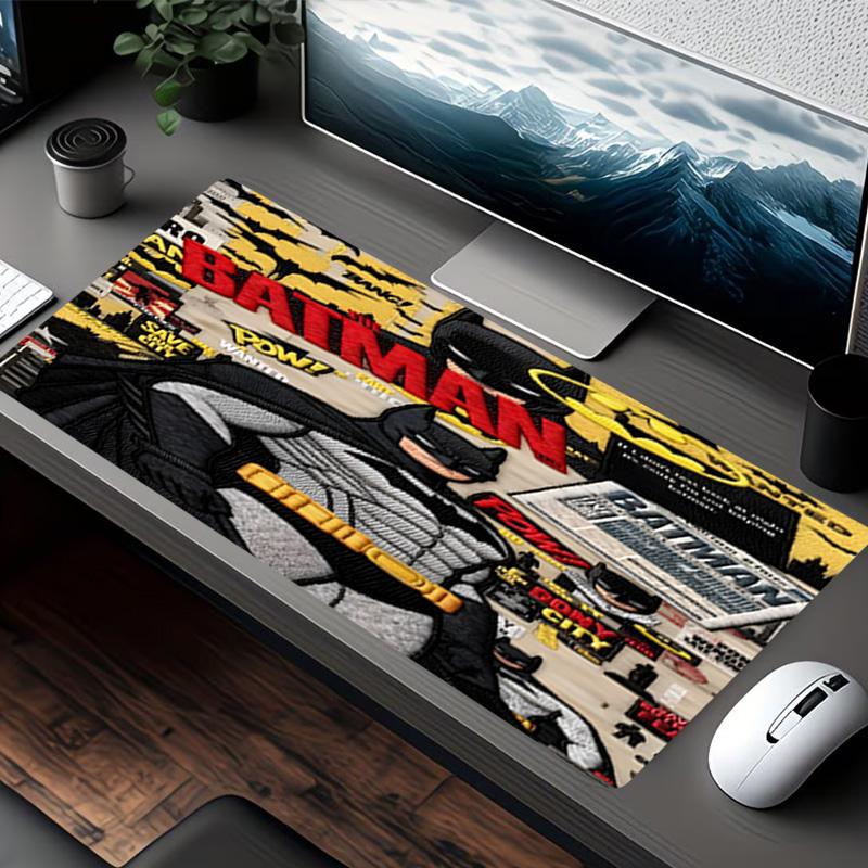 Batman Print Mouse Pad, for Keyboard Pad Laptop PC Mat for Office Home Use, Desk Decor, Perfect Birthday Gift for Gamers