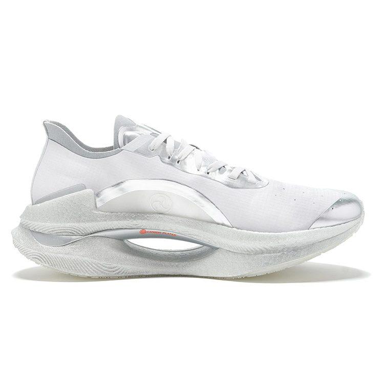 LiNing Jueying Non-slip Wear-resistant Shock Absorption Low-Top Running Shoes Silver Phantom Titanium Air ARHQ245-4