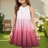 Children's Summer Casual Fashion Round Neck Sleeveless  Dress