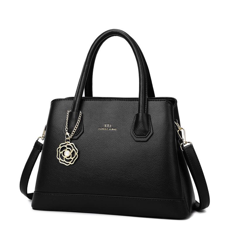 Elegantní retro dámská kabelka - Všestranná taška přes rameno a crossbody pro stylové maminky