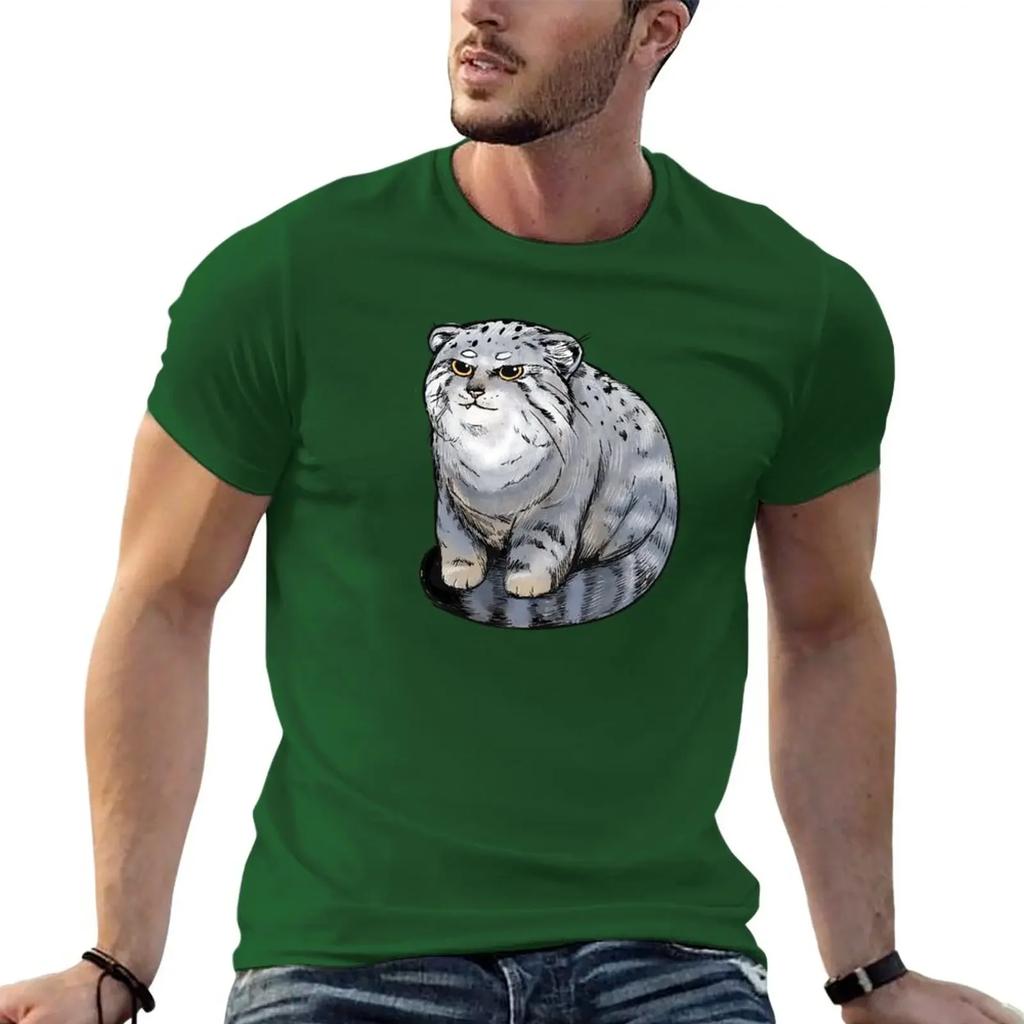 summer Tops Hattori Classic harajuku Pallas's cat T-Shirt Blouse funny t shirts quick drying workout shirts