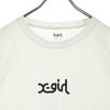 X-girl Short sleeve Round neck T-shirt S white Women Used