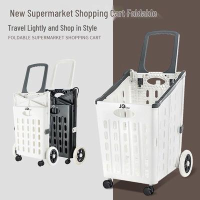 ZHJINGYU Foldable Portable Shopping Cart