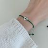 Fashionable Heart Bracelet Adjustable Drawstring Bracelet Alloy Material Suitable for Daily Life and Special Occasion