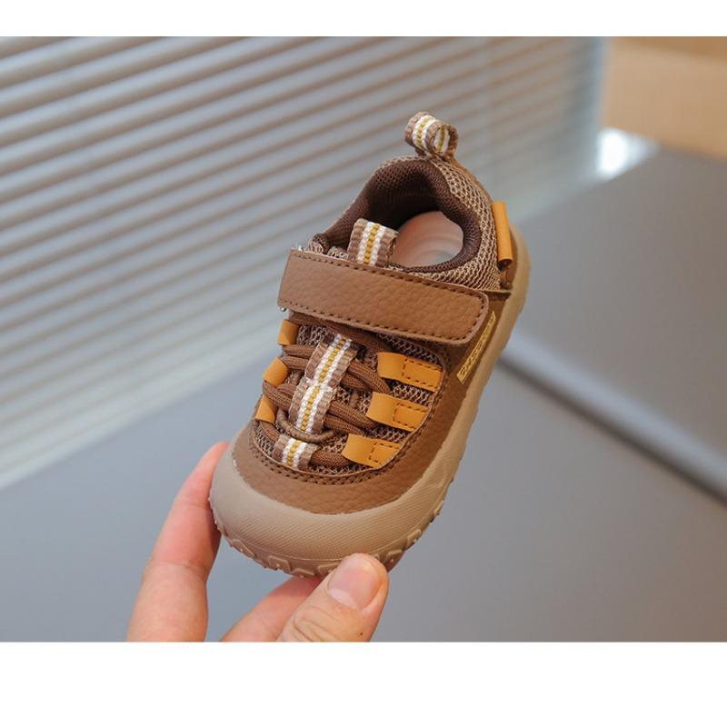 New Baby Toddler Shoes Breathable Mesh Children's Shoes Non-slip Soft Sole Men's and Women's Sports Shoes