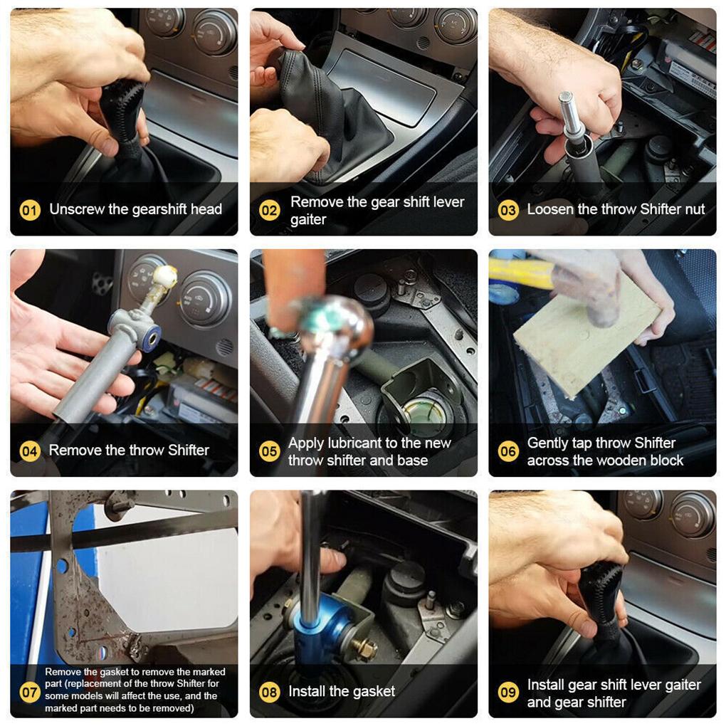 Selecția albastră garantată cu kit de schimbător scurt din aluminiu proiectat CAD Schimbător rapid